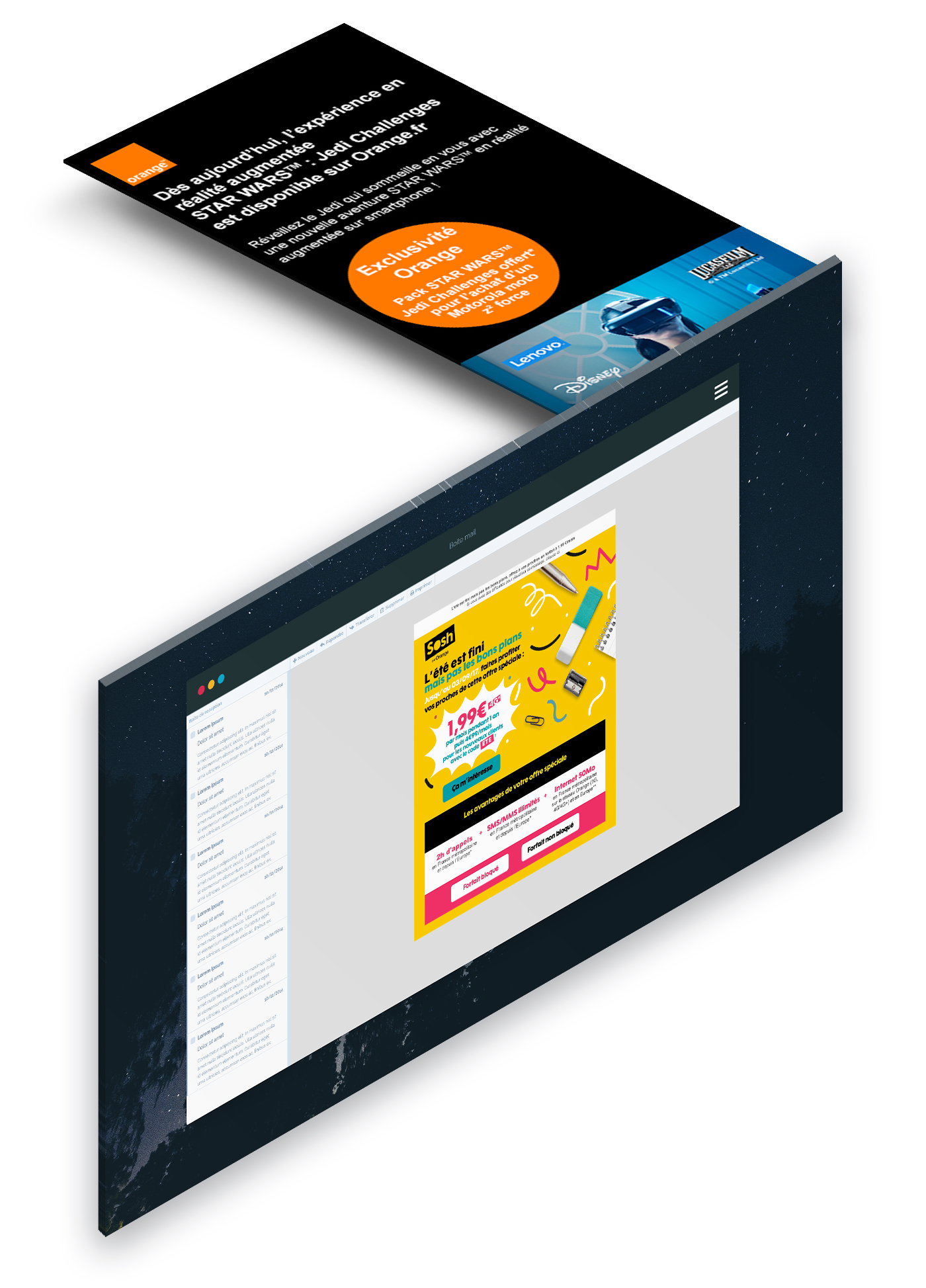 Responsive mockup